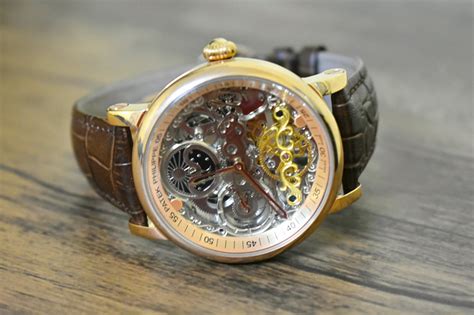 patek philippe geneve skeleton perpetual movement brown band|Patek Philippe official website.